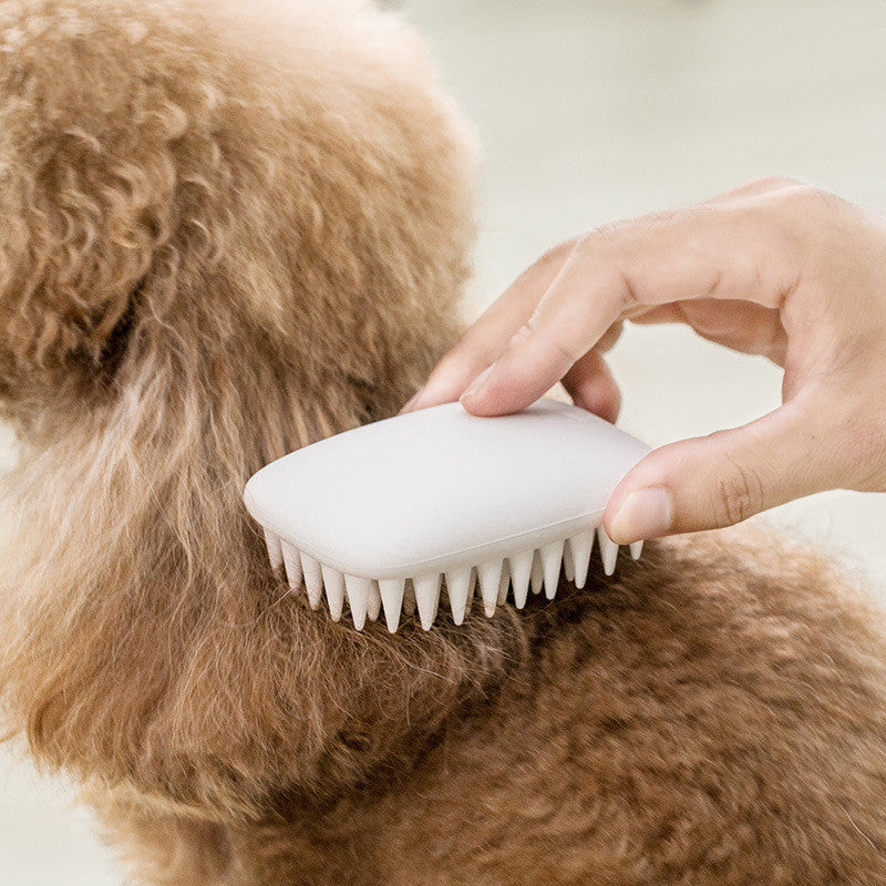 Silicone hair comb pet