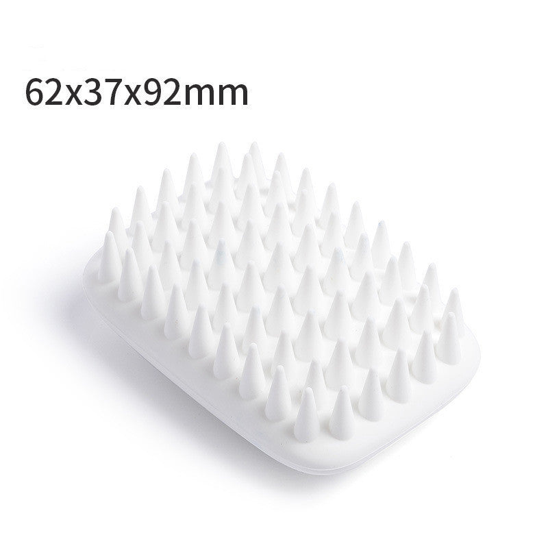 Silicone hair comb pet