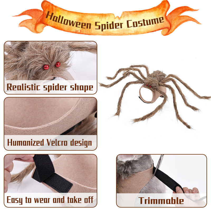 Halloween Pet Clothes Big Spider
