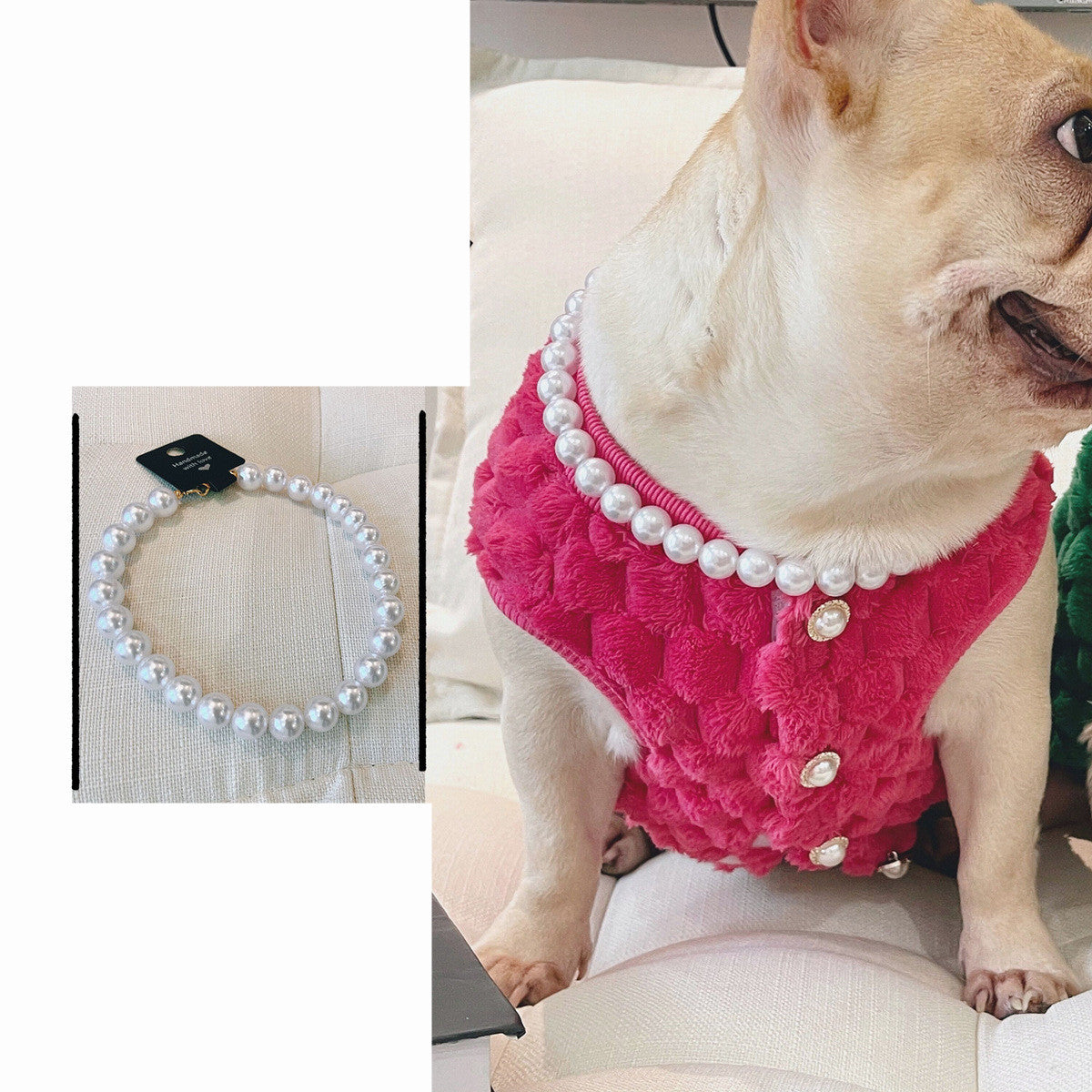 Dogs And Cats Pearl Necklace