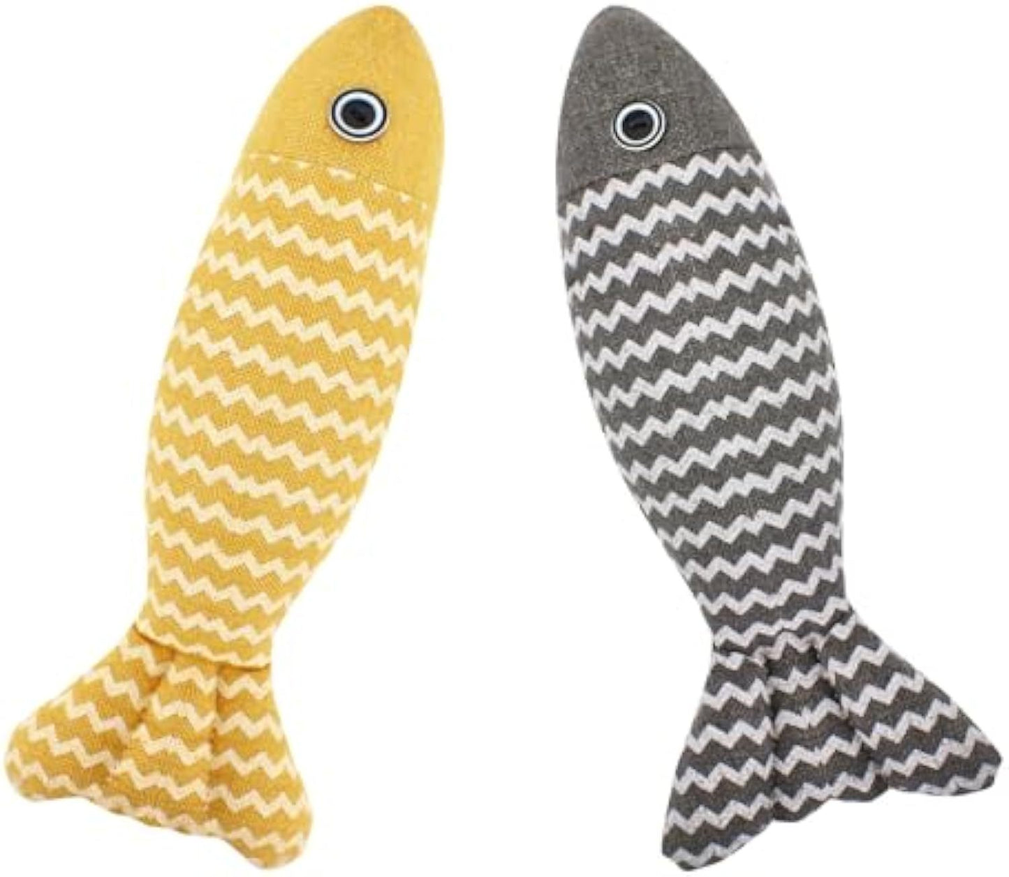 3 Pcs Catnip Toys Fish