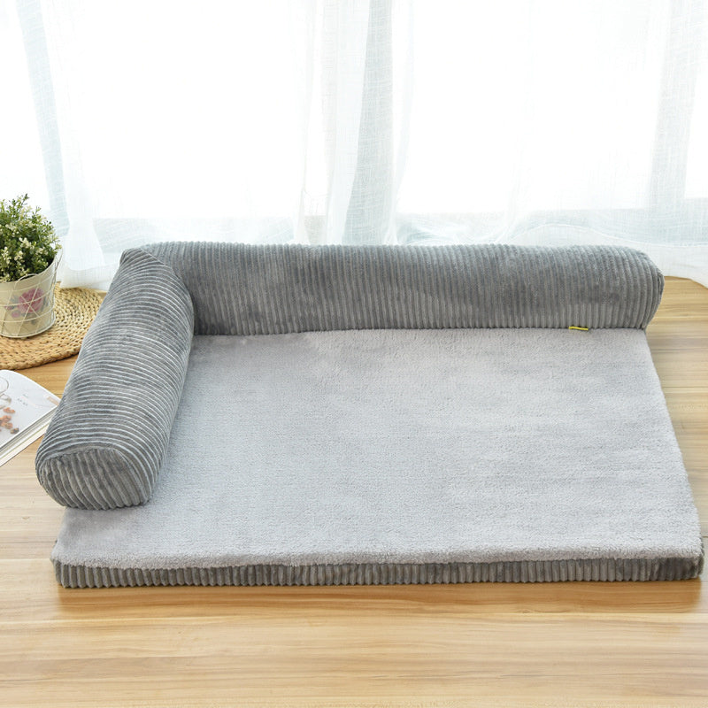 Corner dog bed