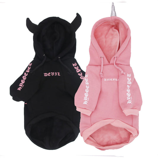 Pet halloween plus fleece sweater