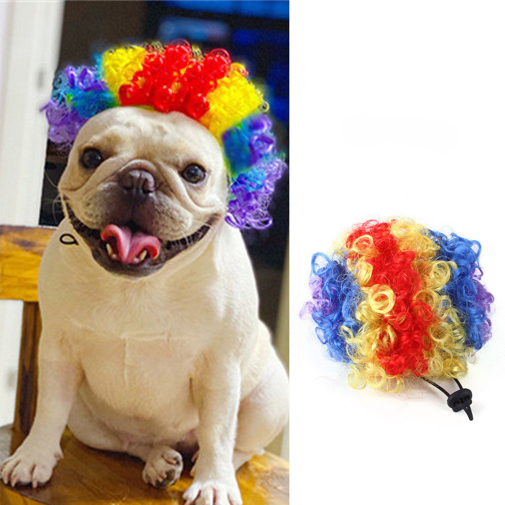 Halloween Wig Pet Accessories