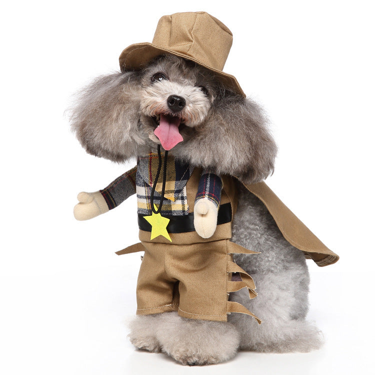 Standing dog costume