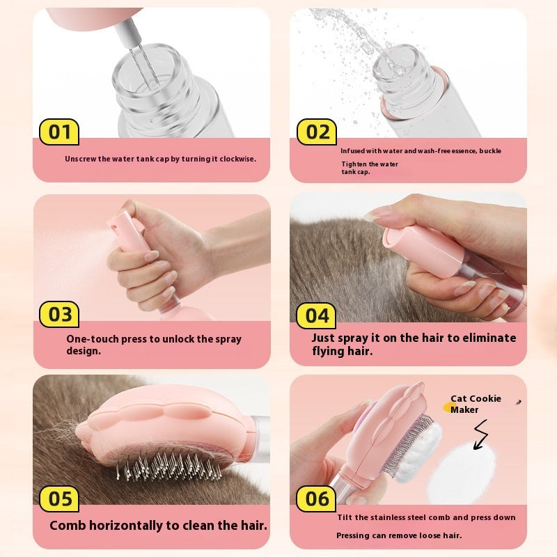 Cleaning Brush With Spray