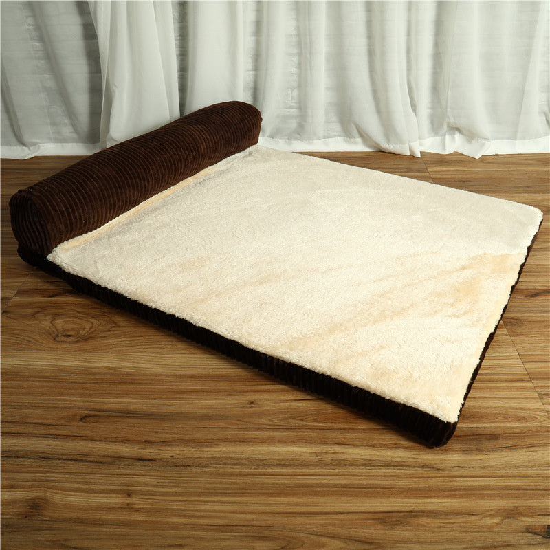 Corner dog bed