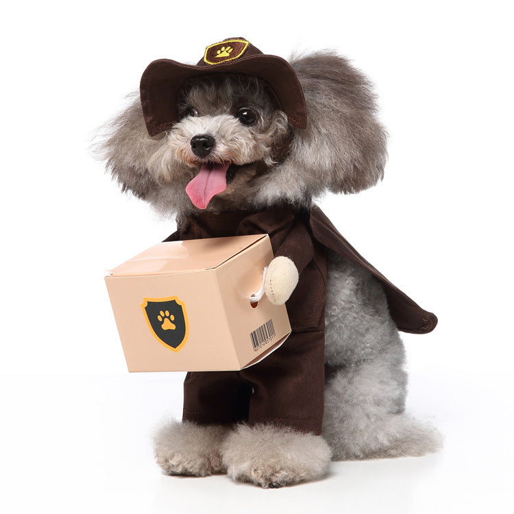 Standing dog costume