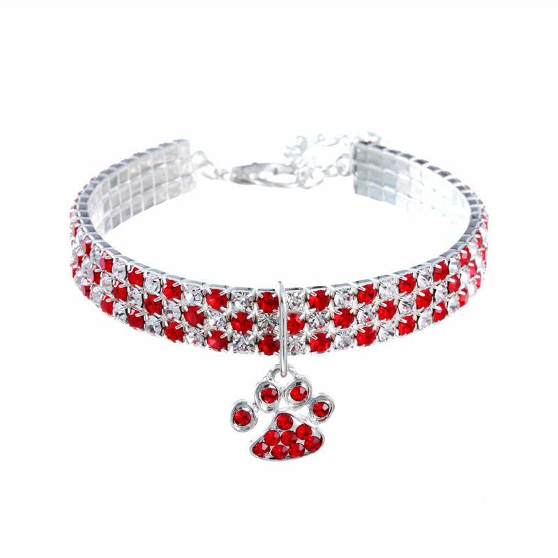 Diamond collar for cats and dogs