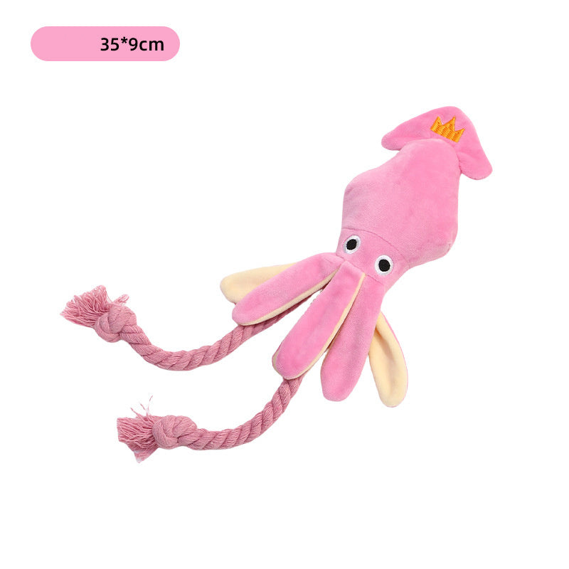 Cute Squid Small Dog Toy