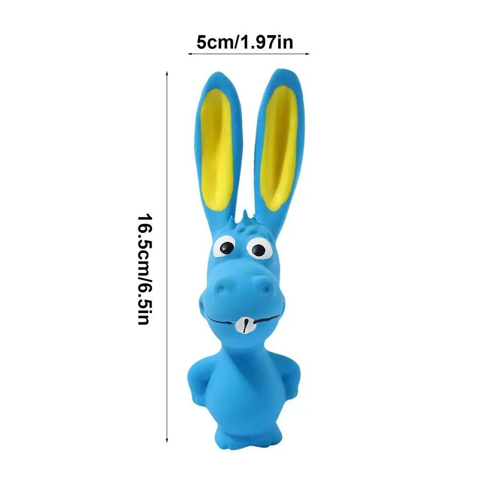 Pet Latex Toys Hippo Squeaky