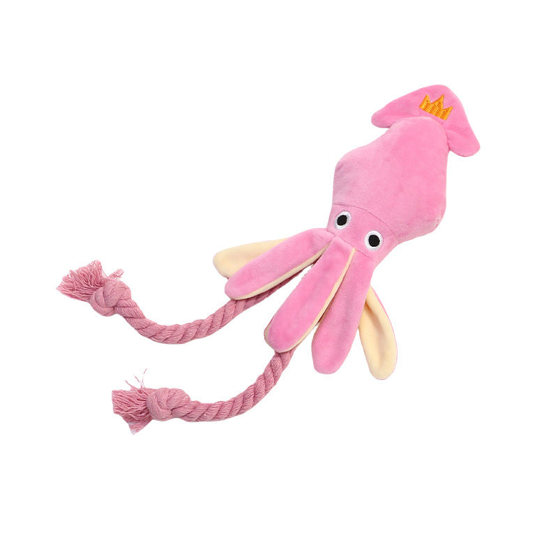 Cute Squid Small Dog Toy