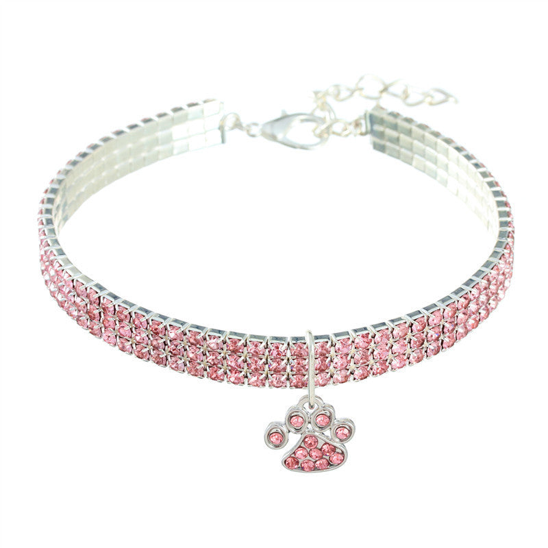 Diamond collar for cats and dogs