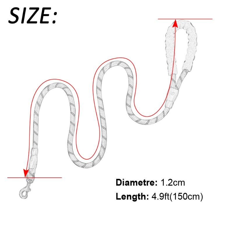 Reflective Dog Leash Nylon