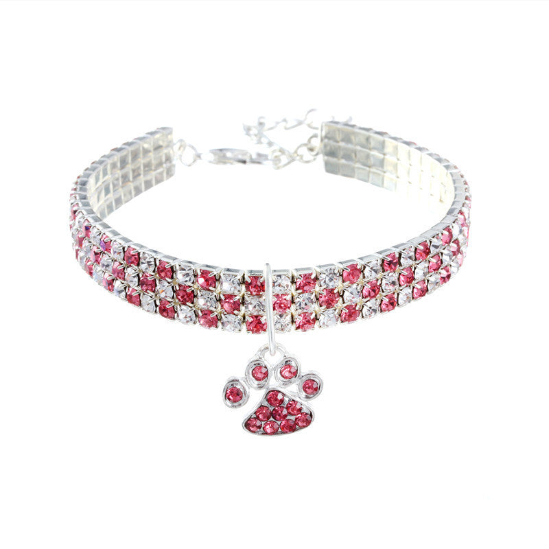 Diamond collar for cats and dogs