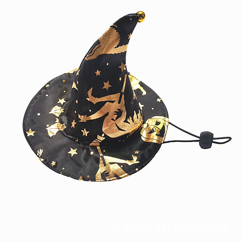 Pet Halloween Printed Wizard Cloak Set