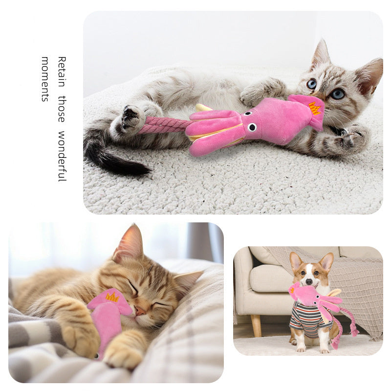 Cute Squid Small Dog Toy