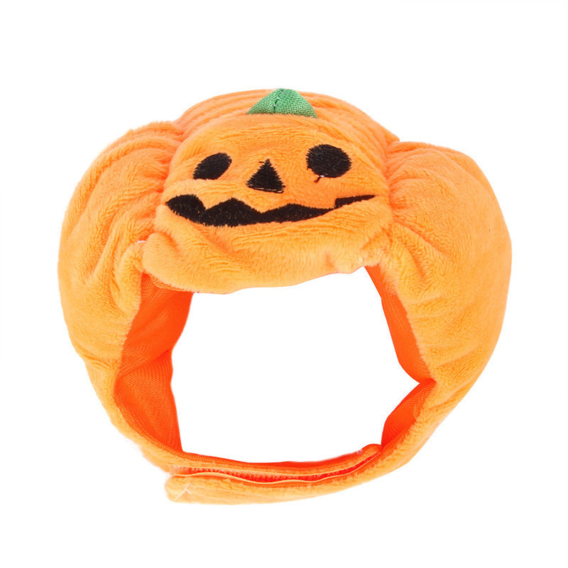 Pet Hat Halloween Funny Pumpkin