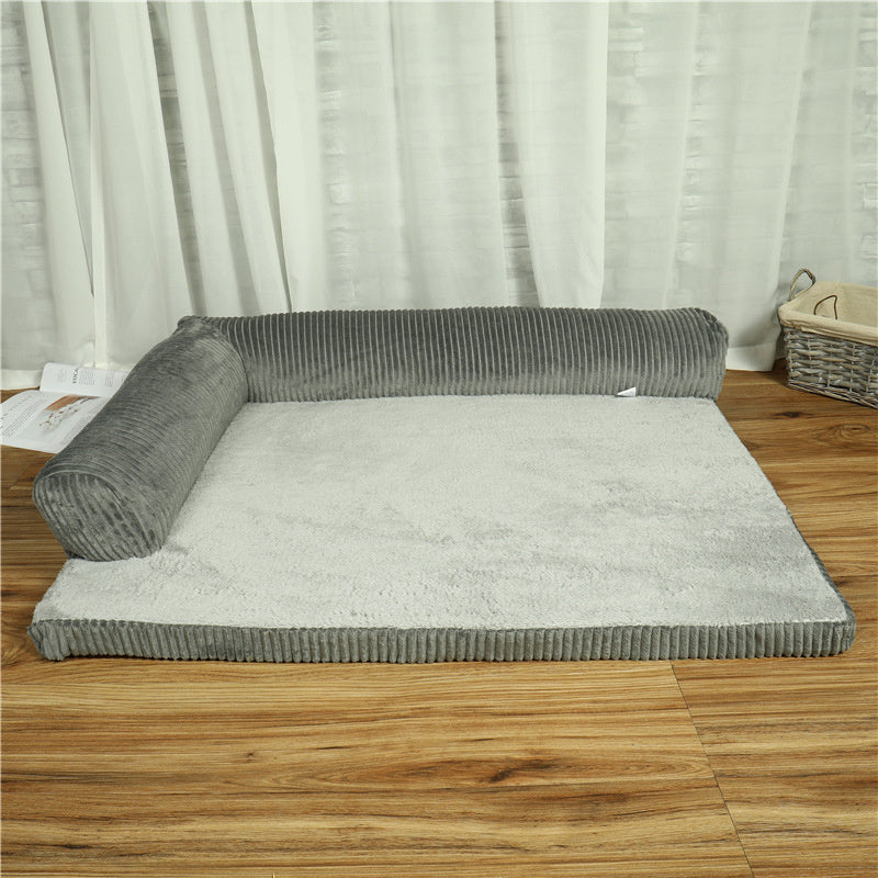 Corner dog bed