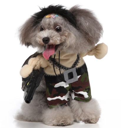 Standing dog costume