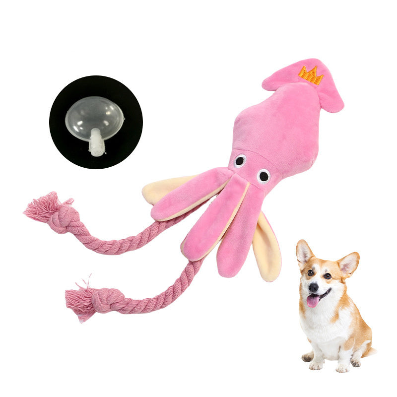 Cute Squid Small Dog Toy