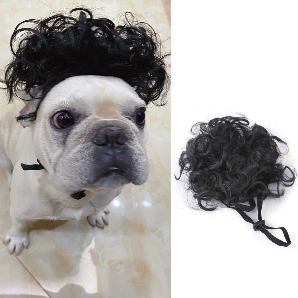 Halloween Wig Pet Accessories