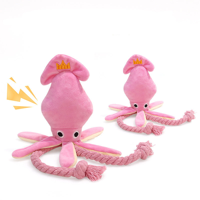 Cute Squid Small Dog Toy