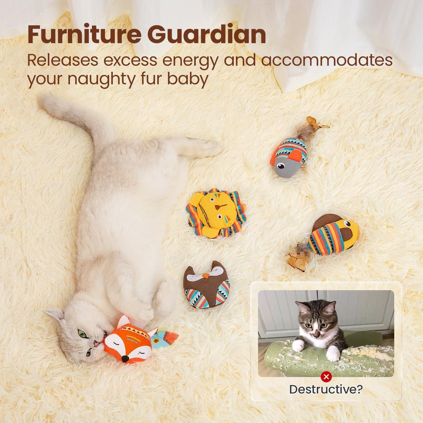 Cat Toys Jungle Animals