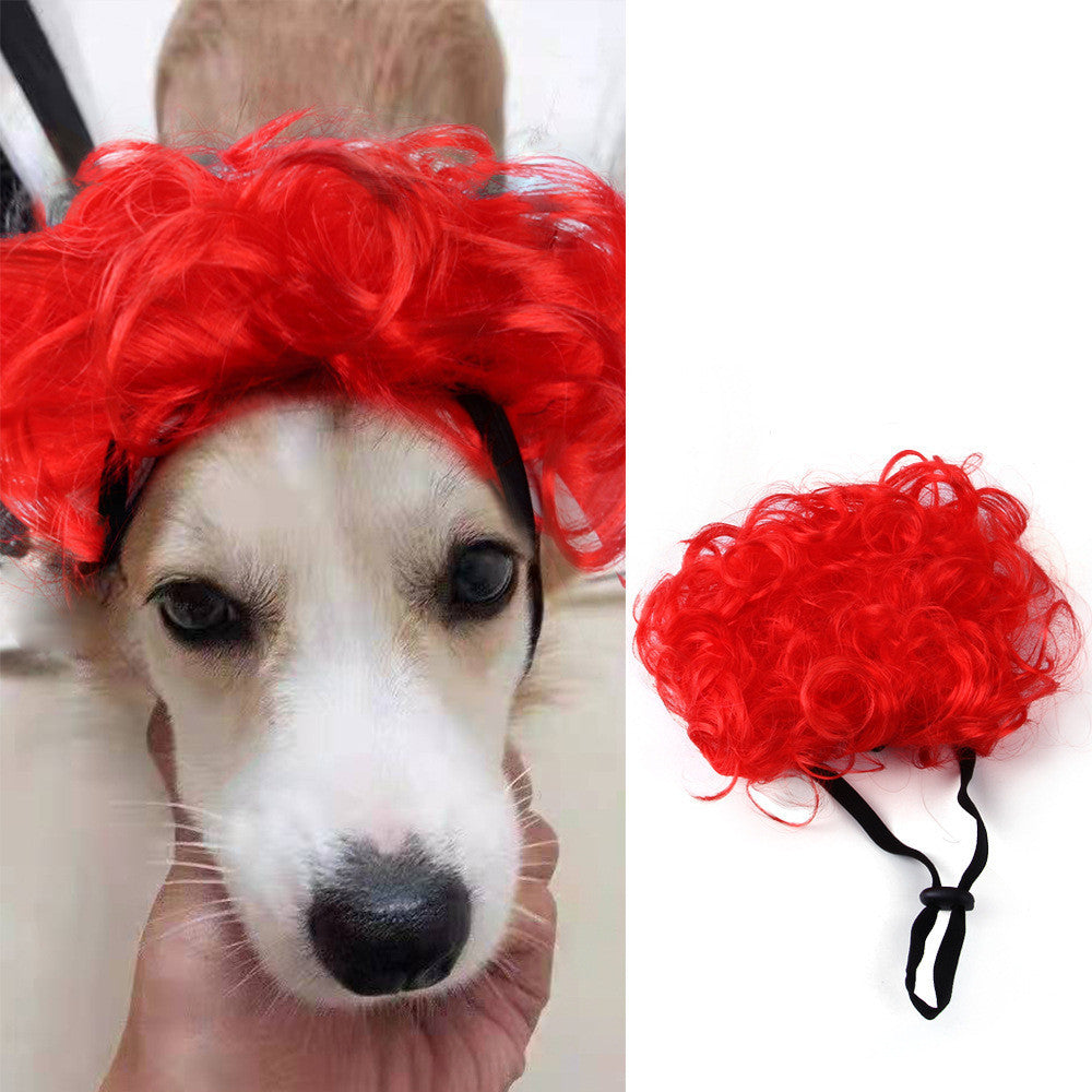 Halloween Wig Pet Accessories