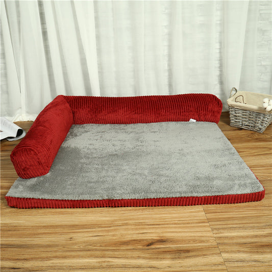Corner dog bed