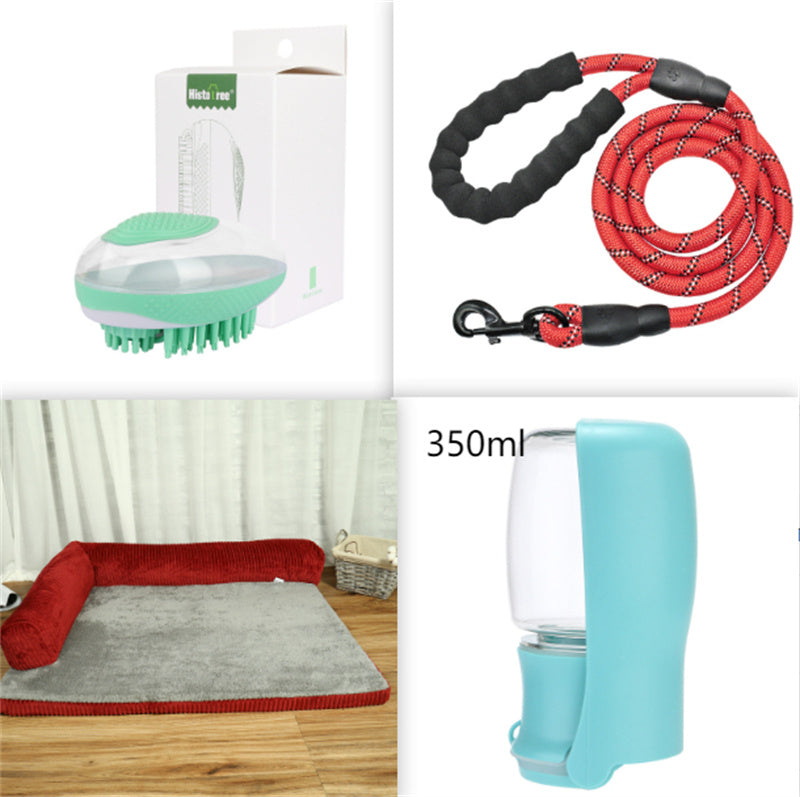 Corner dog bed
